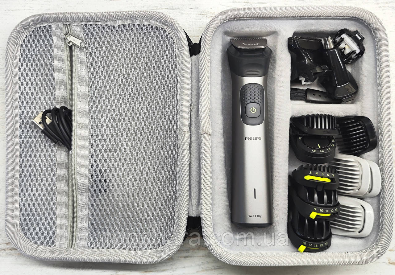 Футляр кейс для зберігання тримера Philips MG7940, MG7930, MG7950, MG5940, MG5930, MG5920,  тверда обкладинка, фото 1