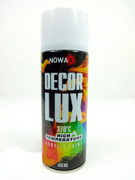 Фарба температурна біла 450ml Nowax NX48039 +370°С, фото 1