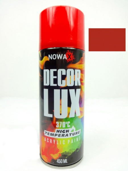 Фарба температурна червона 450ml Nowax NX48040 +370°С, фото 1