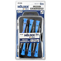 Набор викруток 6 од. "Molder" (МТ32326) пластиковий бокс