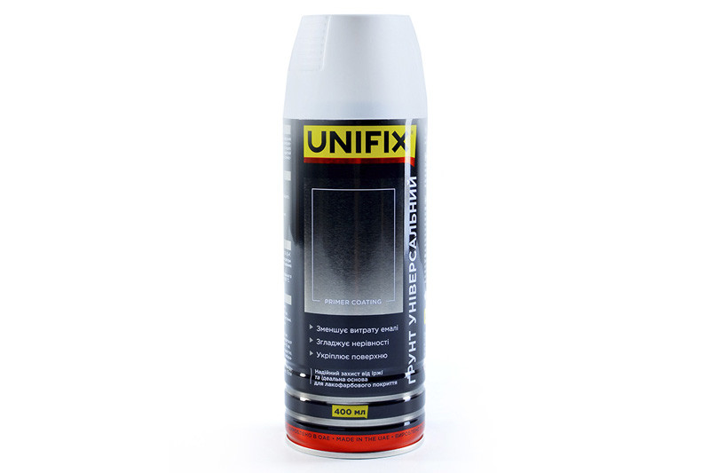 Фарба ґрунт білий 400ml "Unifix" 951001, фото 1