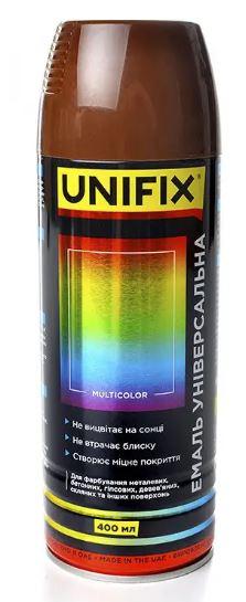 Фарба коричневий оливковий 400ml "Unifix" RAL8008 (951033), фото 1