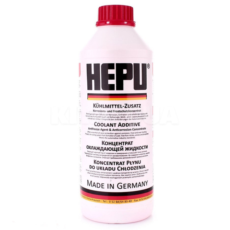Антифриз (Концентрат -80) 1.5kg Червоний "HEPU" G12 P999  G12, фото 1