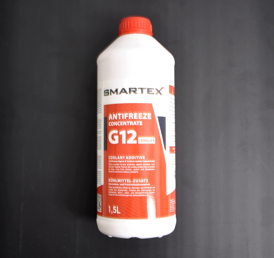 Антифриз (Концентрат -80) 1.5kg Червоний "SMARTEX" G12 SM39632, фото 1