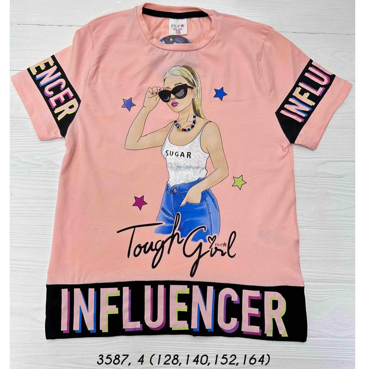 Футболка для підлітків "Influencer" Розміри: 128,140,152,164 см (UR18066-2), фото 1