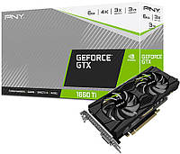 Видеокарта PNY GeForce GTX 1660Ti Dual Fan 6GB