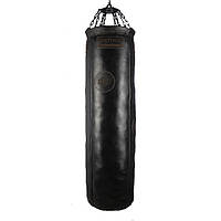 Боксерский мешок BoYko Элит кожа 150х60 см с узлом крепления на цепях и подвесным тросом с карабинами