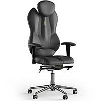 Кресло KULIK SYSTEM GRAND Кожа с подголовником без строчки Черный (4-901-BS-MC-0101) EM, код: 1697070
