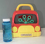 Пістолет мильних бульбашок Mini car bubble червона, фото 3