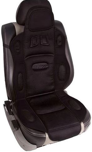 Накидка авто сидінь з підогрівом чорна + перекл. 12V 35/45W розмір: 115*49см Vitol H 19002 BK, фото 1