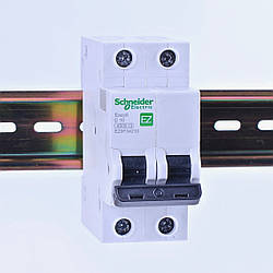 Автоматичний вимикач 2p C 10A, Schneider Electric, Easy9, EZ9F34210