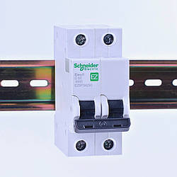 Автоматичний вимикач 2p C 50A, Schneider Electric, Easy9, EZ9F34250