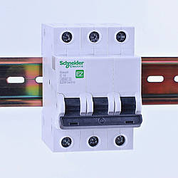 Автоматичний вимикач 3p C 10A, Schneider Electric, Easy9, EZ9F34310