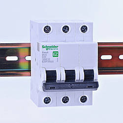 Автоматичний вимикач 3p C 25A, Schneider Electric, Easy9, EZ9F34325