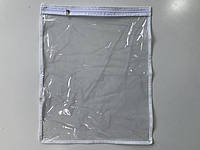 Упаковка для постельного белья, домашнего текстиля на змейке (340х420мм, ПВХ 90, белая, 10 шт/упаковка)
