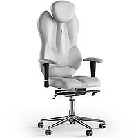 Кресло KULIK SYSTEM GRAND Кожа с подголовником без строчки Белый (4-901-BS-MC-0102) EM, код: 1697071