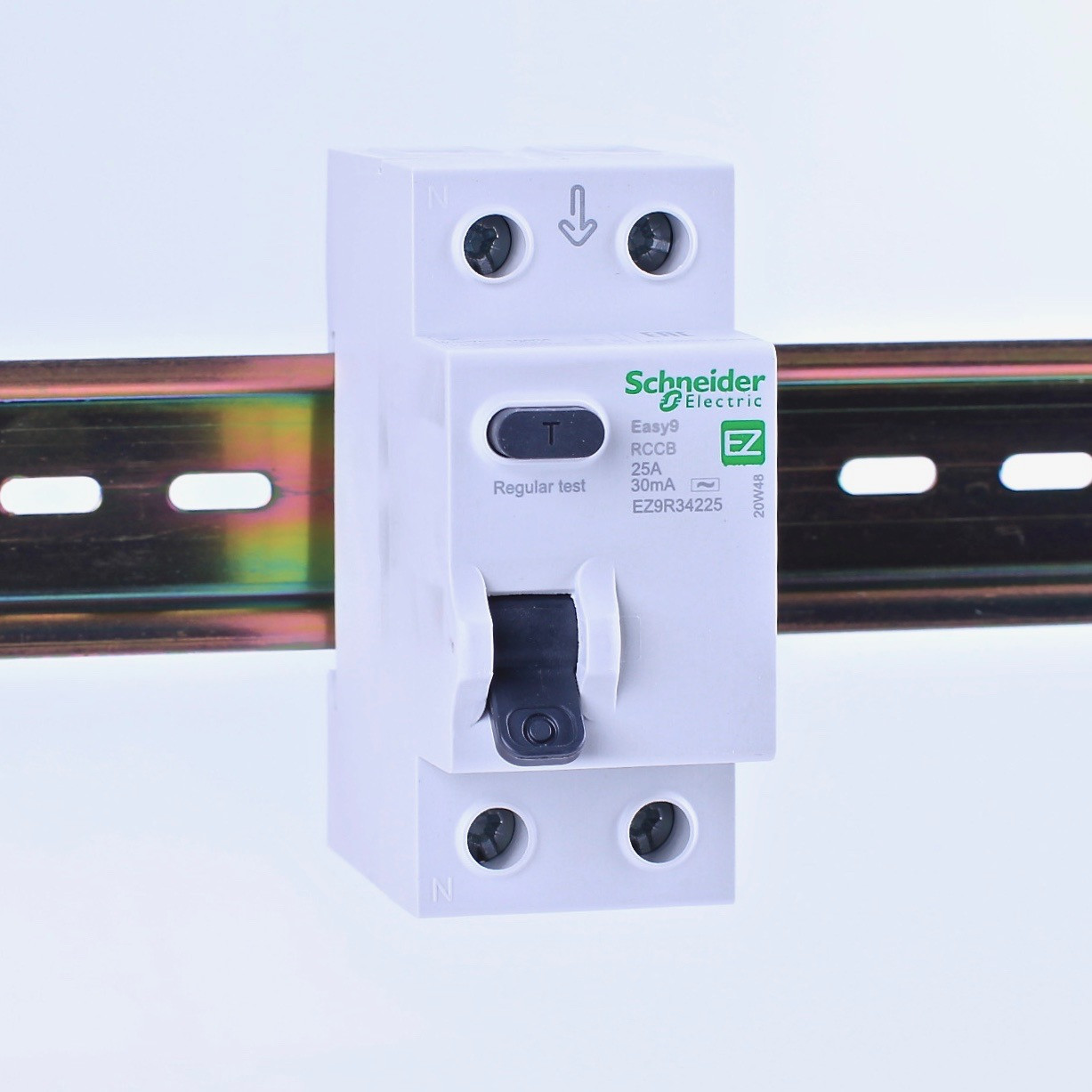 Пристрій захисного відключення (УЗО) 2p 25A, 30mA, Schneider Electric, Easy9, EZ9R34225