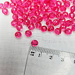 Намистини акрилові рожеві 6 мм (50 шт.), фото 4