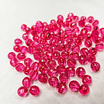 Намистини акрилові рожеві 6 мм (50 шт.), фото 2