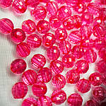 Намистини акрилові рожеві 6 мм (50 шт.), фото 3