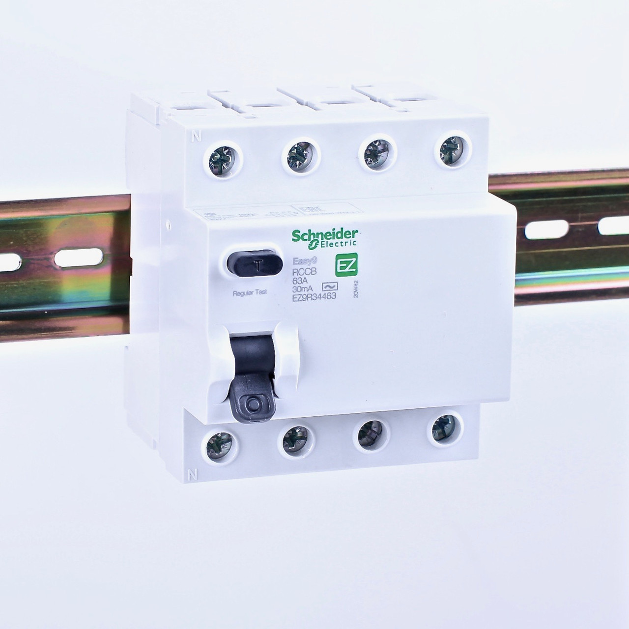 Пристрій захисного відключення (УЗО) 4p 63A, 30mA, Schneider Electric, Easy9, EZ9R34463