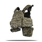 Плитоноска Піксель/Pixel з швидким скиданням. MOLLE 9 підсумків., фото 5