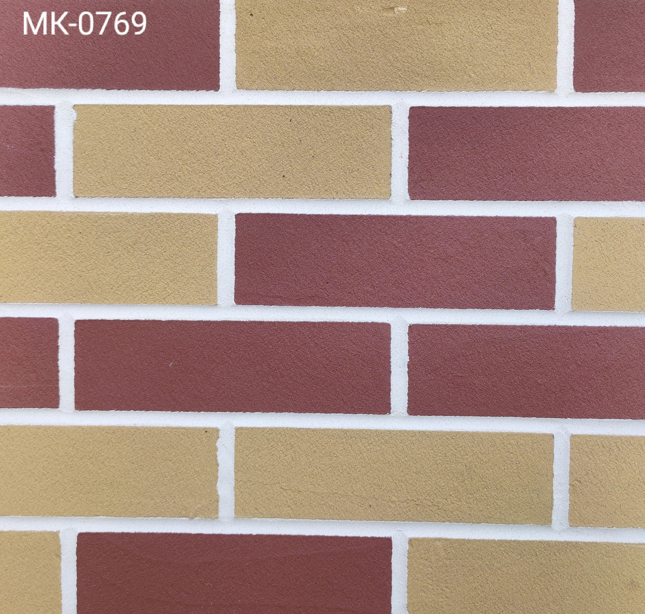 Гибкий кирпич (клинкер) на сетке с защитной пленкой МК-0769 (ID ...