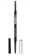 Карандаш для бровей Pupa High Definition Eyebrow Pencil 004 (экстра темно-коричневый), 0.9 г