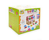 Будиночок дерев'яний сортер 0399 цифри фігури, фото 7