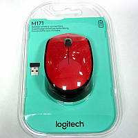 Беспроводная мышка Logitech M171 Red USB