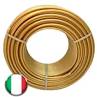 Труба (Италия)для тёплого пола Ferroli 16х2.0 PEX-a Золотая з кислородным барьером