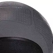 М'яч медичний медбол Medicine Ball вага 10 кг сіро-чорний, фото 4