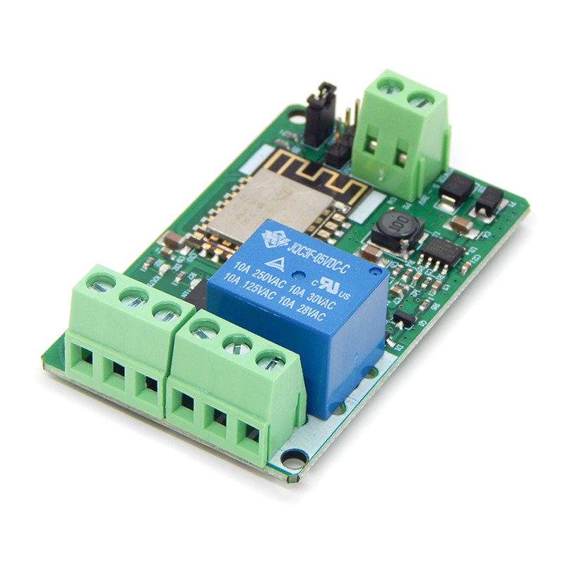 Силовий релейний модуль wi-fi ESP8266 1-канальний 5в Arduino