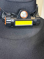 Ліхтар на голову BL-8101 XPE+COB/ ліхтарик на голову