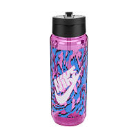 Оригінал! Бутылка для воды Nike TR Renew Recharge Straw Bottle 24 OZ рожевий, чорний, білий 709 мл