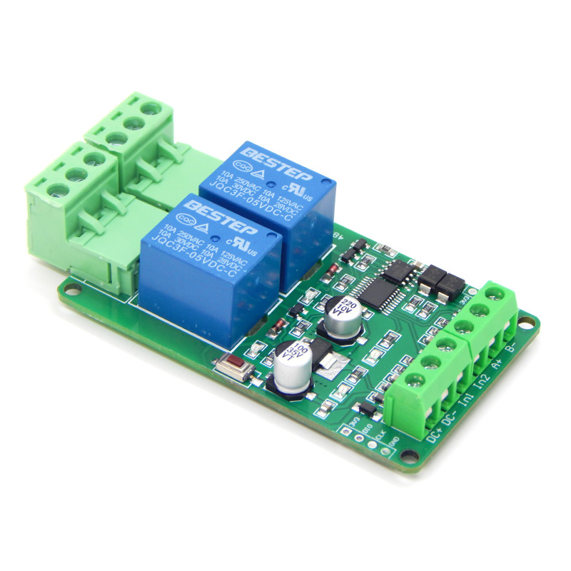 Модуль релейный 2-х канальный Modbus rs-485 10а Arduino: продажа, цена ...