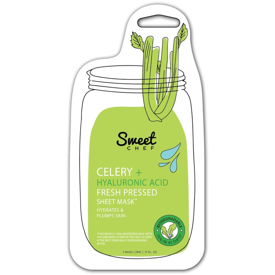 Зволожуюча маска з екстрактом капусти кейл Sweet Chef Kale + Vitamin B Fresh Sheet Mask 28 мл