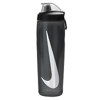 Бутылка для воды Nike Refuel Bottle Locking Lid 24 OZ антрацит, чорний, сріблястий 709 мл N.100.7668.054.24
