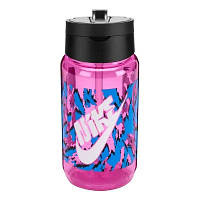 Бутылка для воды Nike TR Renew Recharge Straw Bottle 16 OZ рожевий, чорний, білий 473 мл N.100.7641.660.16