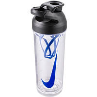 Бутылка для воды Nike TR Recharge Shaker Bottle 2.0 24 OZ чорний, синій 709 мл N.101.0724.913.24
