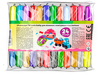 24 кольори ТМ Lovin Набір для ліплення з повітряним пластиліном