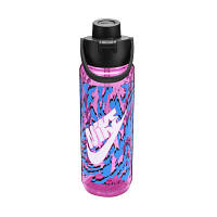 Бутылка для воды Nike TR Renew Recharge Chug Bottle 24 OZ рожевий, чорний, синій, білий 709 мл