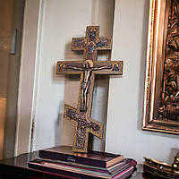 Православный восьмиугольный крест "Распятие" ( 22*42 см )