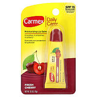 Carmex, Daily Care, зволожувальний бальзам для губ, вишня, SPF 15, 10 г (0,35 унції)