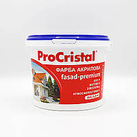 Краска акриловая фасадная Ирком ProCristal Fasad-Premium IP-132 3 л Белый OM, код: 7766371