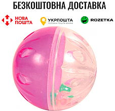 Іграшка Trixie М'яч з брязкальцем для котів, d:4,5 см, 4 шт (пластик)