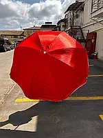 Зонт пляжный 1,8м 8 спиц, Красный Red