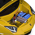 Дитячий двомісний електромобіль Lamborghini Aventador SVJ 24V (жовтий колір), фото 9