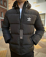 Куртка зимова чорна Adidas RD280