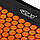 Килимок акупунктурний з валиком 4FIZJO Аплікатор Кузнєцова 128 x 48 см 4FJ0049 Black/Orange, фото 2